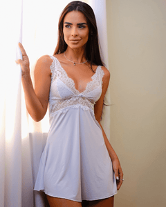 Conjunto Blanche Camisola & Calcinha