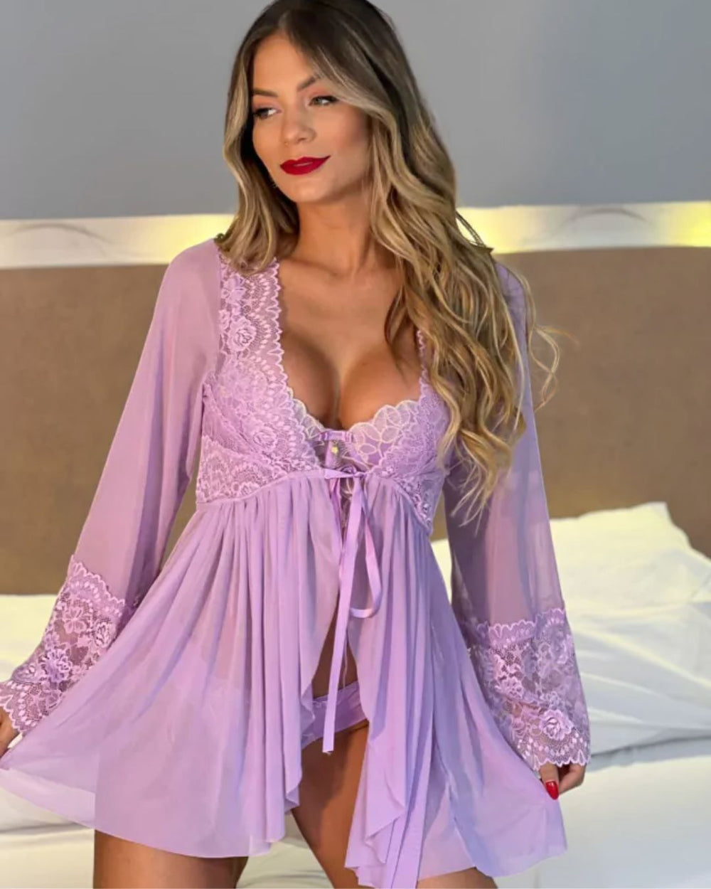 Robe Butterfly em Renda e Tule