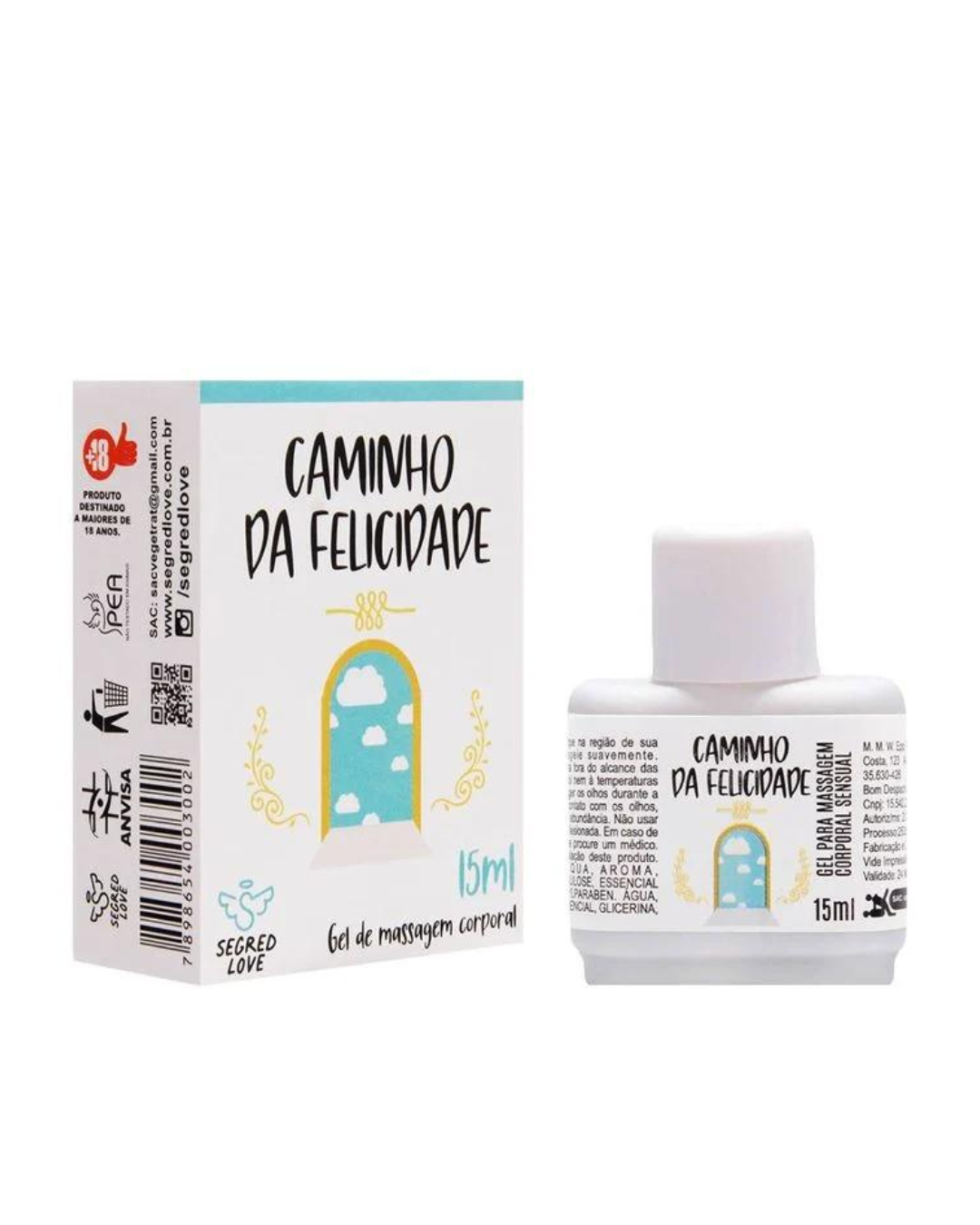 Gel Caminho Da Felicidade Tatoo 15Ml Segred Love