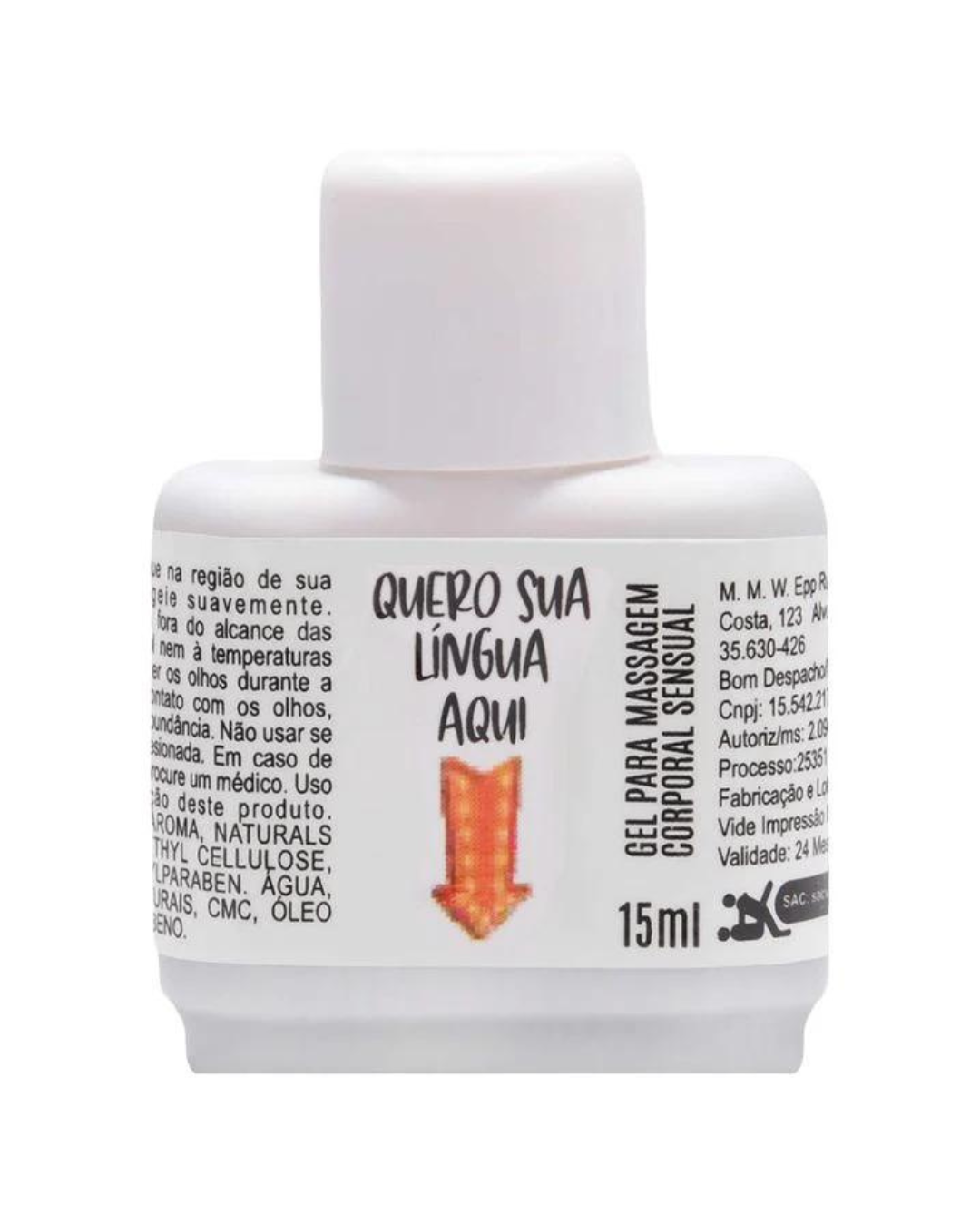 Gel Quero Sua Língua Aqui Tatoo 15Ml Segred Love