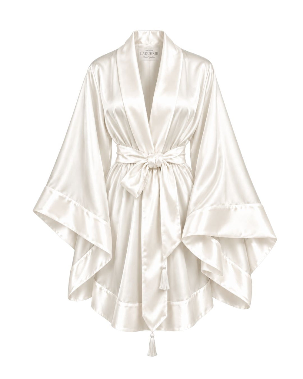 Conjunto La Mousseline — Camisola, Robe Curta em Cetim & Calcinha