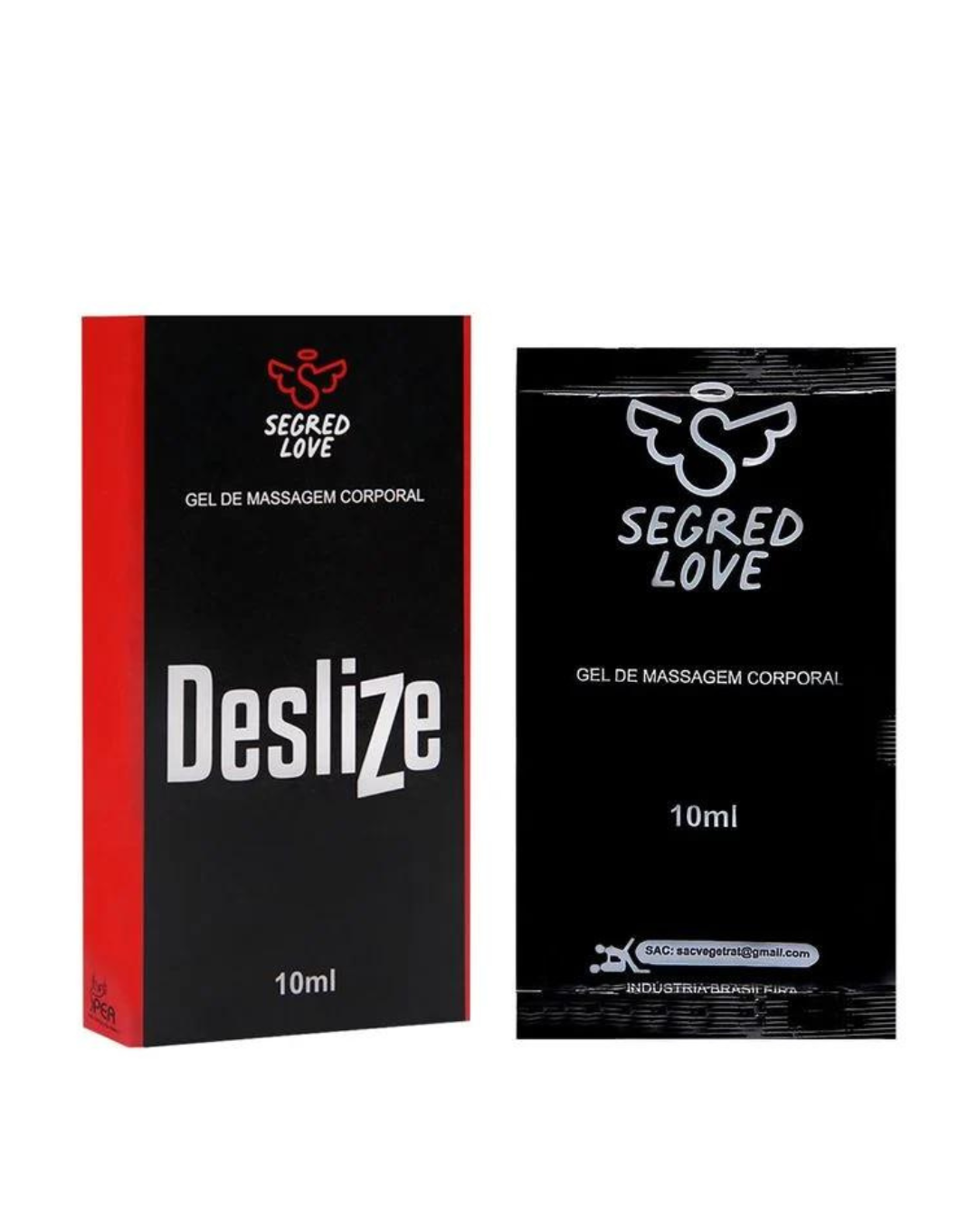 Deslize Gel Beijável Ice Sachê 10Ml Segred Love