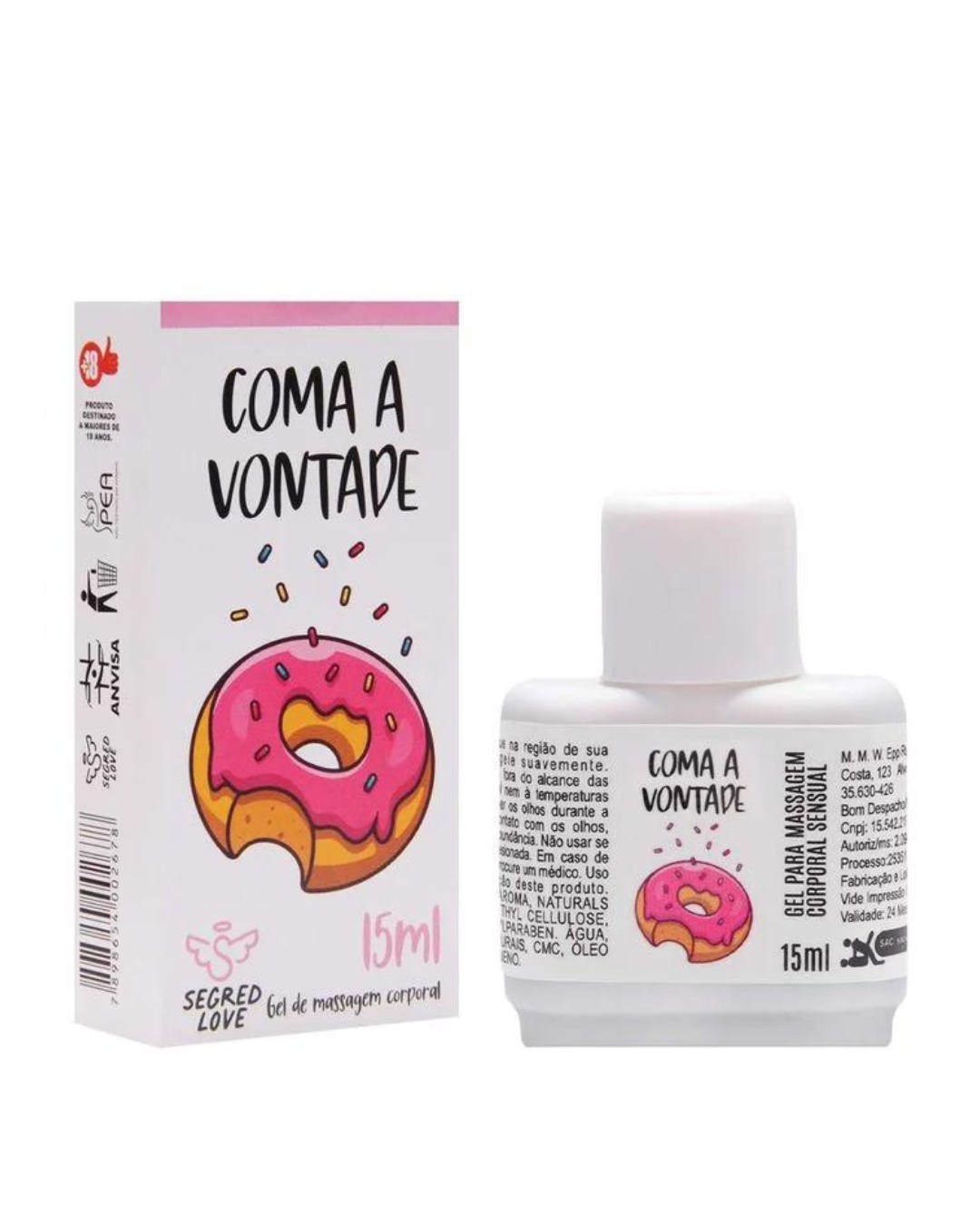 Gel Coma A Vontade Tatoo 15Ml Segred Love