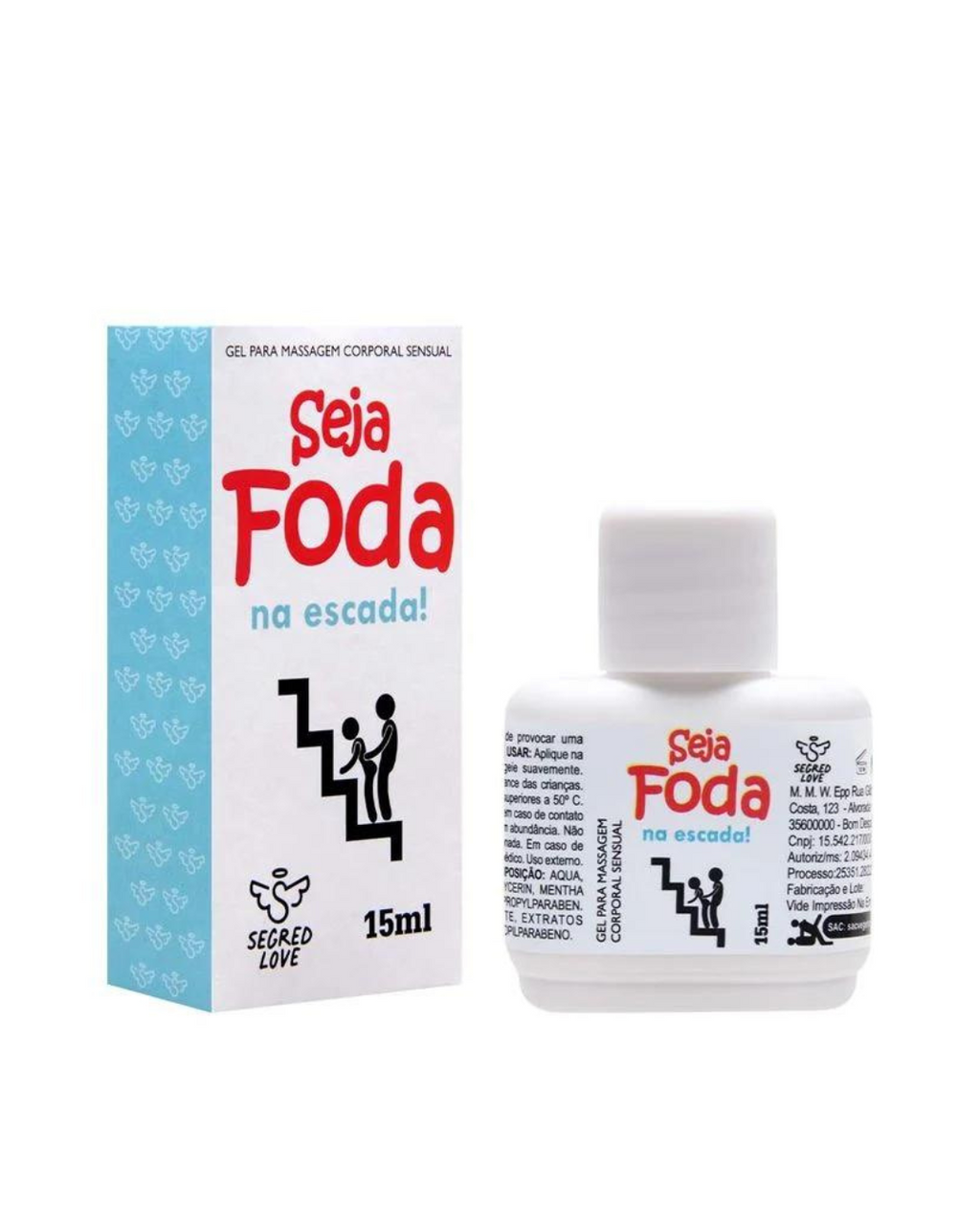 Seja Foda Na Escada Gel Oral Ice 15Ml Segred Love