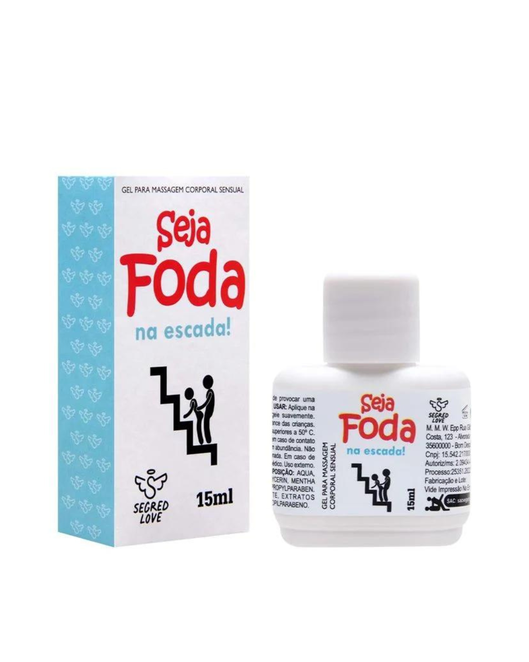 Seja Foda Na Escada Gel Oral Ice 15Ml Segred Love