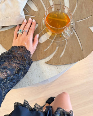 Conjunto Angel Mugler Camisola + Robe + Calcinha