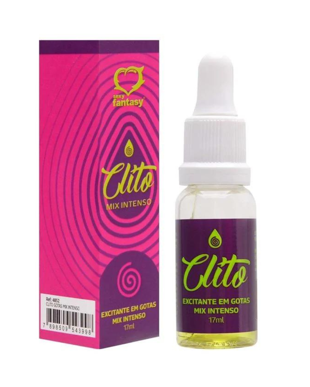 Clito Excitante Em Gotas Mix Intenso 17Ml Sexy Fantasy