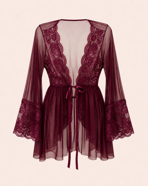Robe Margaux em Tule e Renda