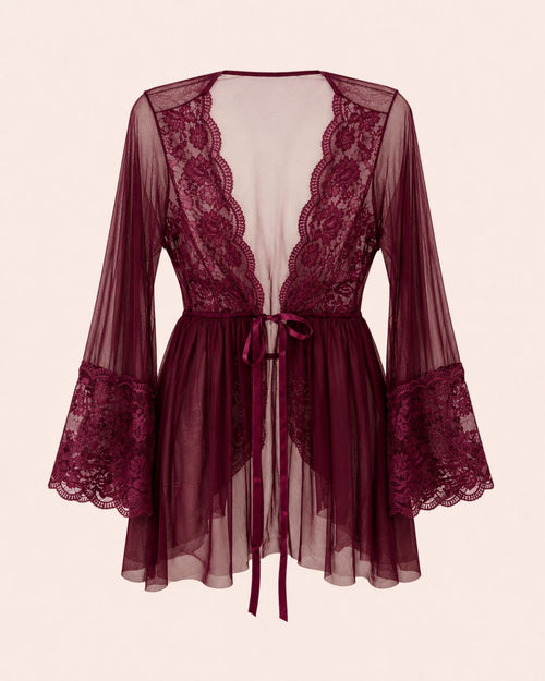 Robe Margaux em Tule e Renda