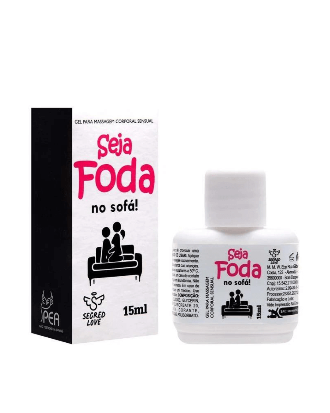 Seja Foda No Sofá Gel Anal 15Ml Segred Love