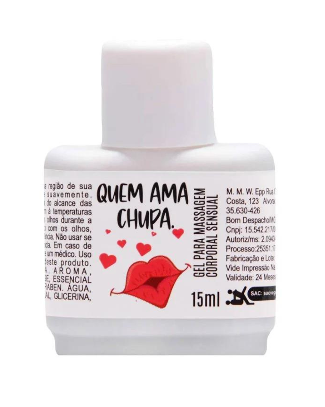 Gel Quem Ama Chupa Tatoo 15Ml Segred Love