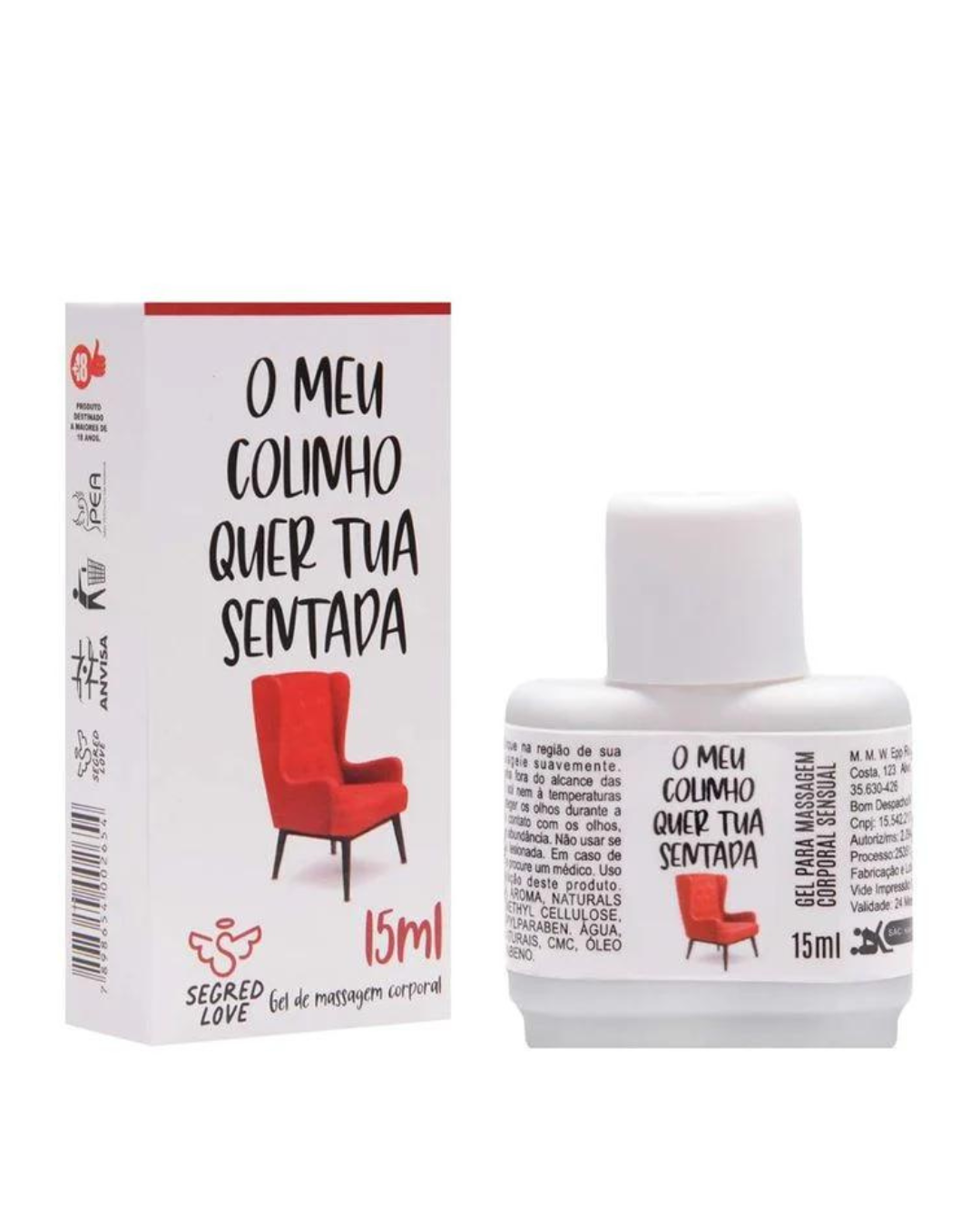 Gel Colinho Quer Tua Sentada Tatoo 15Ml Segred Love