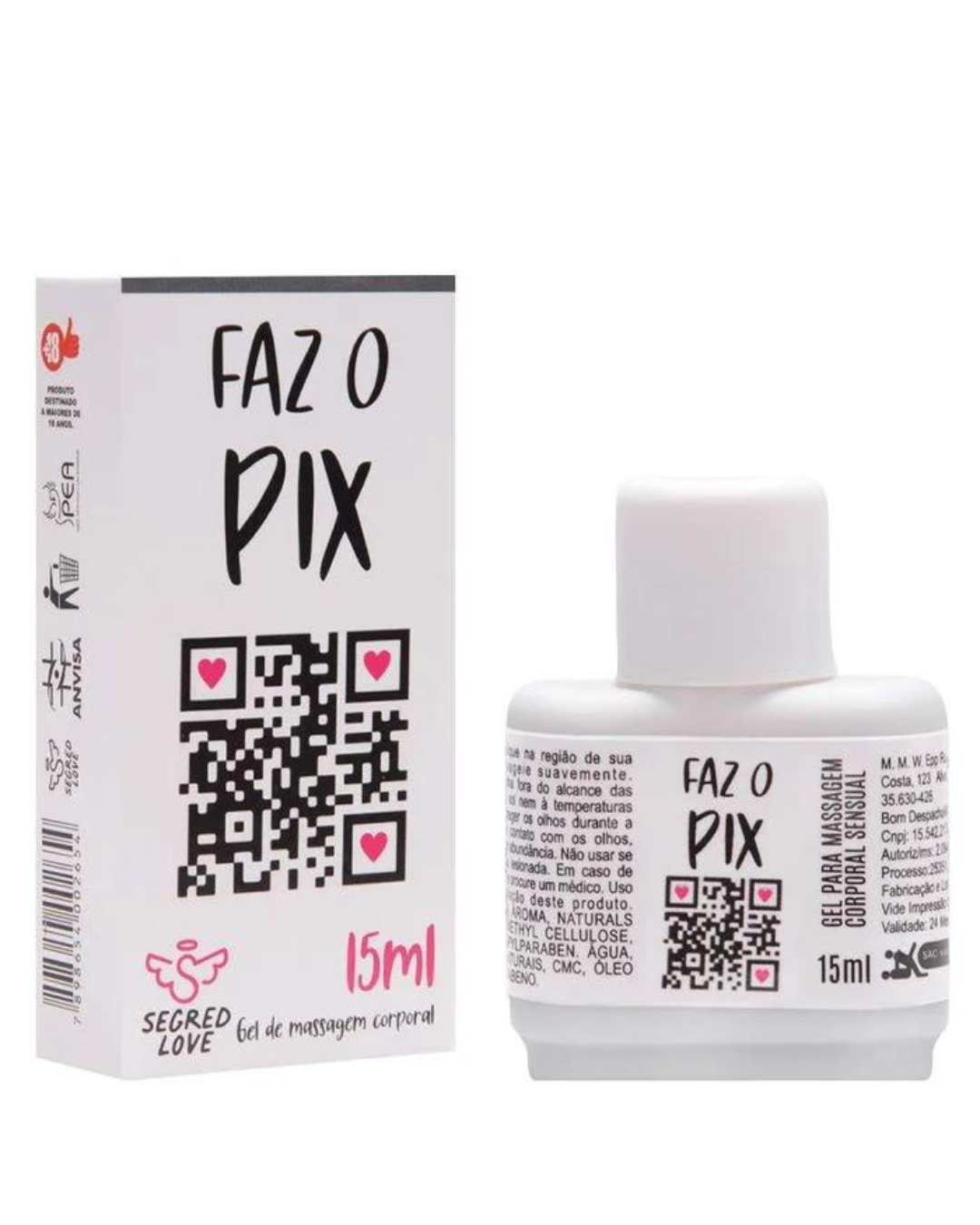 Gel Ice Faz O Pix Tatoo 15Ml Segred Love