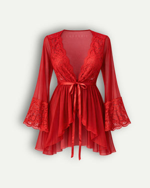 Robe La Rouge em Renda e Tule