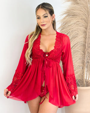 Robe La Rouge em Renda e Tule - Vermelho

LINGERIE

LADURRIE

CONJUNTOS