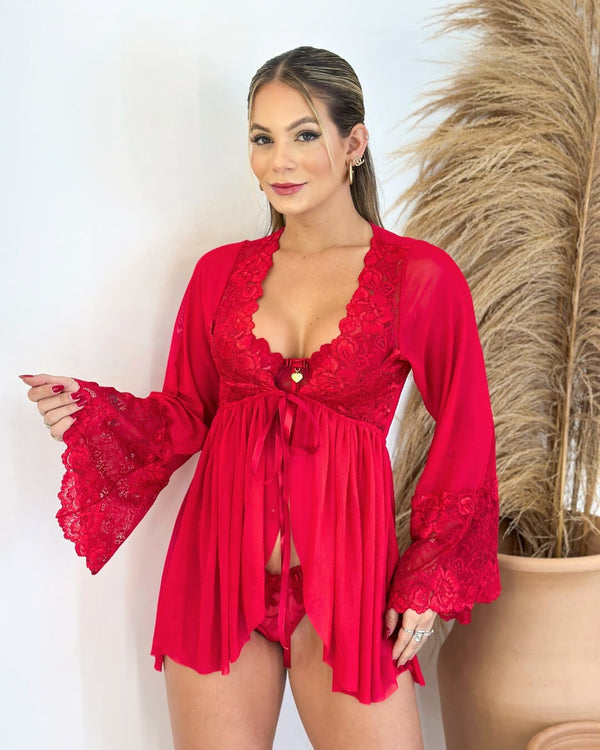 Robe La Rouge em Renda e Tule - Vermelho

LINGERIE

LADURRIE

CONJUNTOS