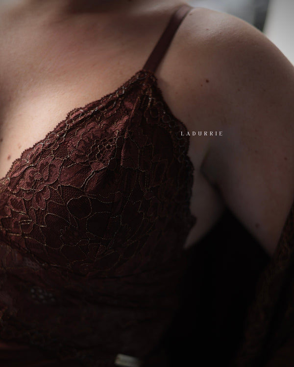 Conjunto Noix Royale Camisola Longa + Robe + Calcinha