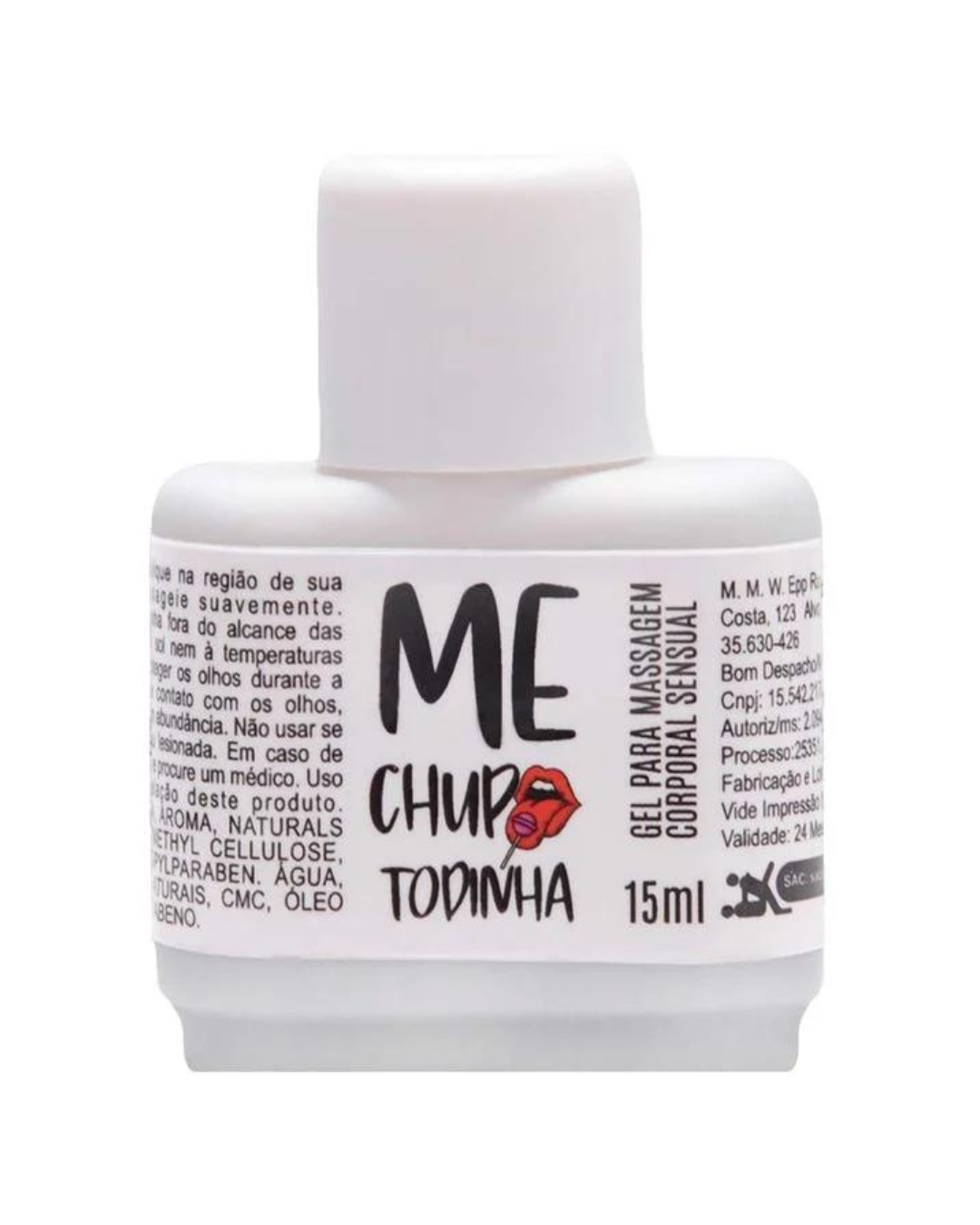 Gel Me Chupa Todinha Tatoo 15Ml Segred Love