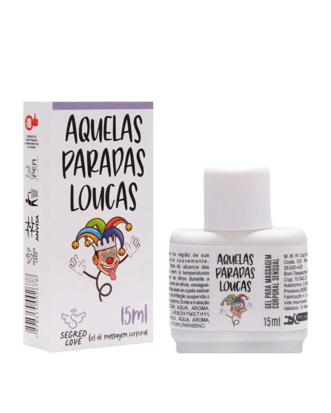 Gel Aquelas Paradas Loucas Tatoo 15Ml Segred Love