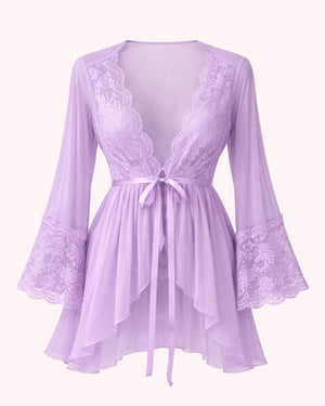 Robe Butterfly em Tule e Renda