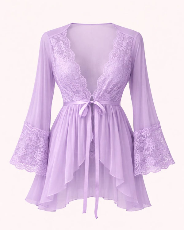 Robe Butterfly em Tule e Renda
