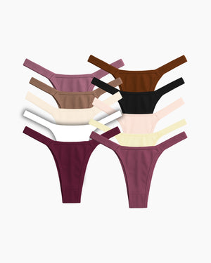 Combo Leve 10 e Pague 8 - Calcinhas Em Algodão Les Crèmes