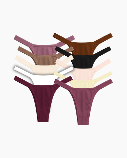 Combo Leve 10 e Pague 8 - Calcinhas Em Algodão Les Crèmes