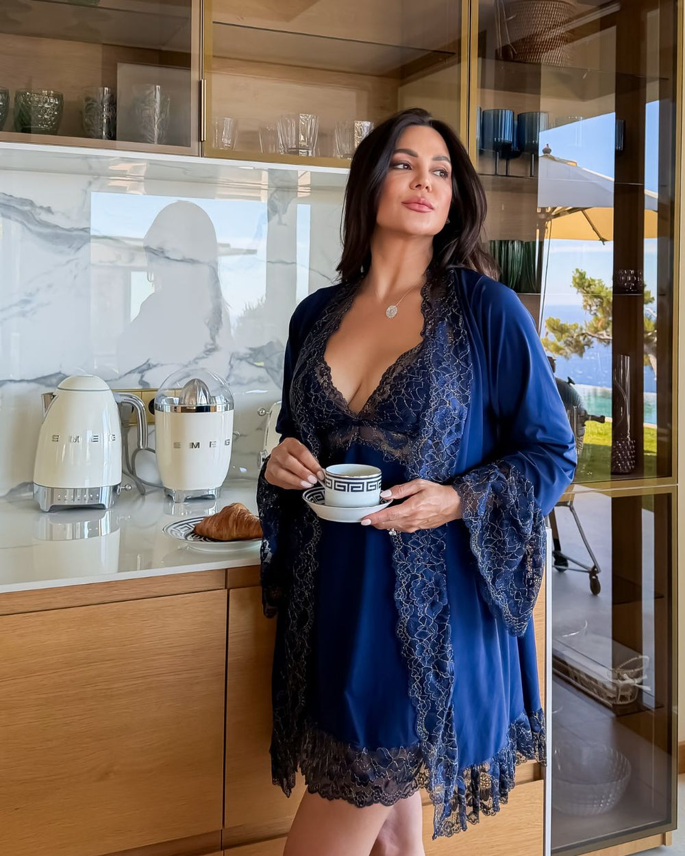 Camisola, Calcinha & Robe Curto