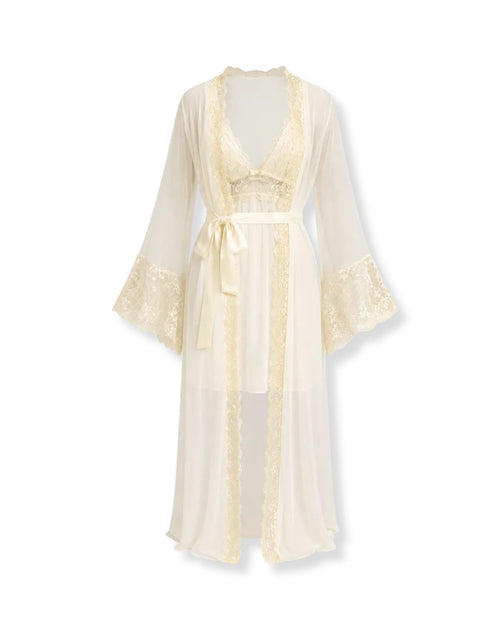 Conjunto J’adore Camisola Curta, Robe Longo & Calcinha