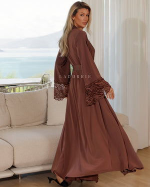 Conjunto Noix Royale Camisola Longa + Robe + Calcinha
