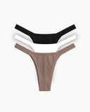 Combo Essential 3 Calcinhas Classic Algodão – Blanche, Versailles & Crème