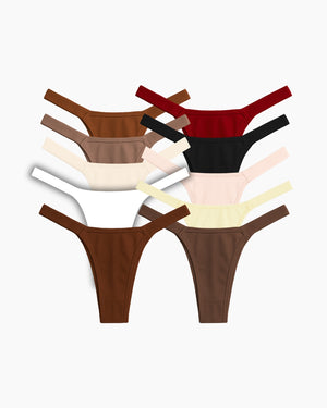 Combo Leve 10 e Pague 8 - Calcinhas Em Microfibra Les Crèmes